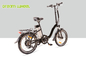 Black 10.4Ah 36V Electric Folding Bike , 20&quot; Cruiser Folding Electric Bike With Disc Brake supplier